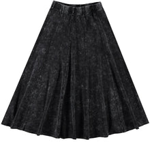 Load image into Gallery viewer, BGDK STONEWASH ALINE MAXI SKIRT
