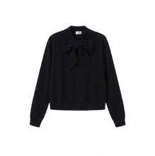 Load image into Gallery viewer, J KNIT BOW NECK SWEATER
