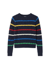 Load image into Gallery viewer, EL STRIPED CABLE KNIT
