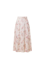 Load image into Gallery viewer, LI FLORAL LACE A LINE PRINT SKIRT
