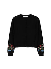 Load image into Gallery viewer, EL VELOUR EMBROIDERED DETAILED TOP
