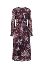 Load image into Gallery viewer, IV SWIRL PRINT DRESS WITH BUTTON FRONT DETAIL
