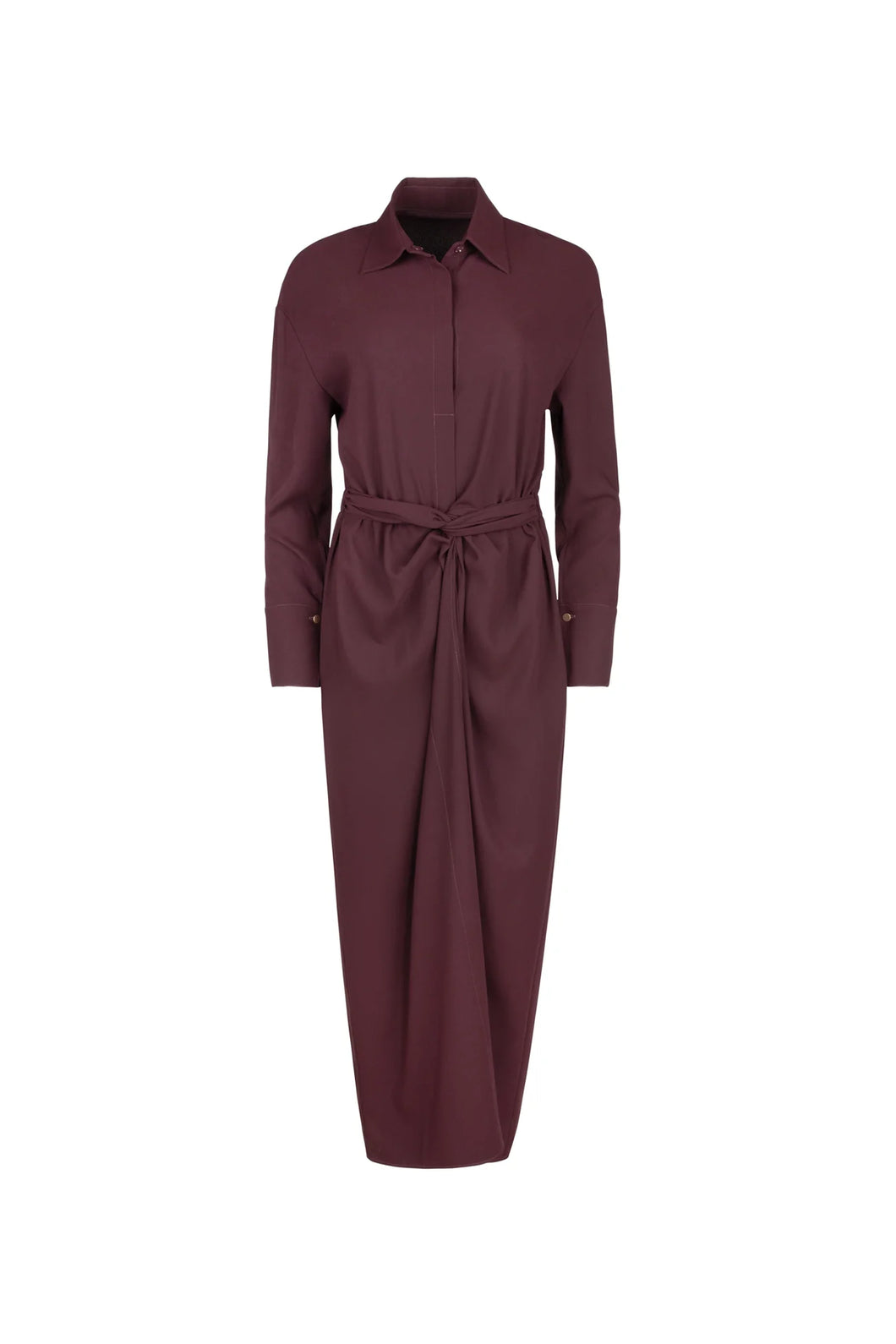 TG CEREMONY TWISTED FRONT SHIRTDRESS