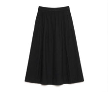 Load image into Gallery viewer, LI TAFFETA WAISTED PANEL SKIRT WITH BELT
