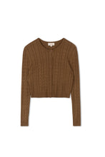 Load image into Gallery viewer, TG CHUNKY BRAIDED CABLE CARDI

