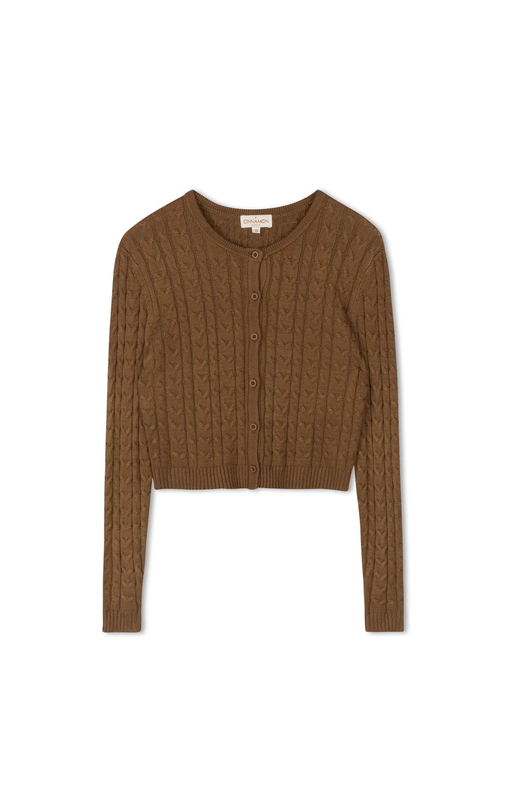 TG CHUNKY BRAIDED CABLE CARDI