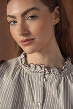 Load image into Gallery viewer, TG POINT RUFFLE BLOUSE
