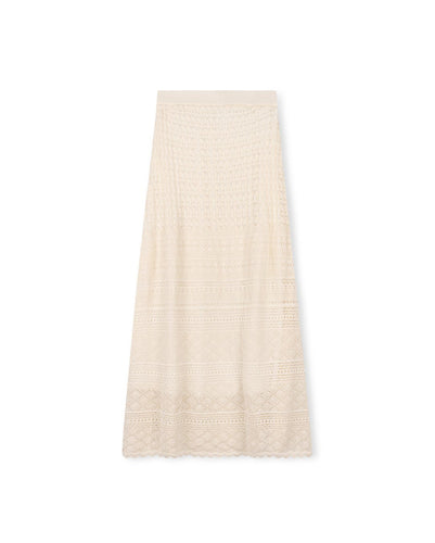 J ARPANA CROCHET KNIT MAXI SKIRT - Skirt