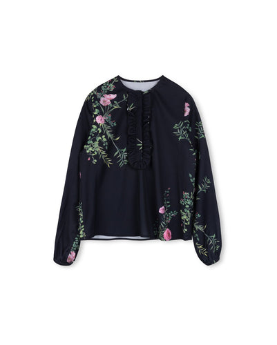 J CAST FLORAL TOP - TOPS