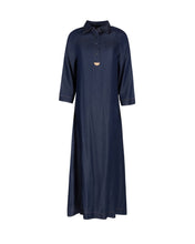 Load image into Gallery viewer, J CHAMBRAY BUTTON FRONT A - LINE DRESS - Dresses
