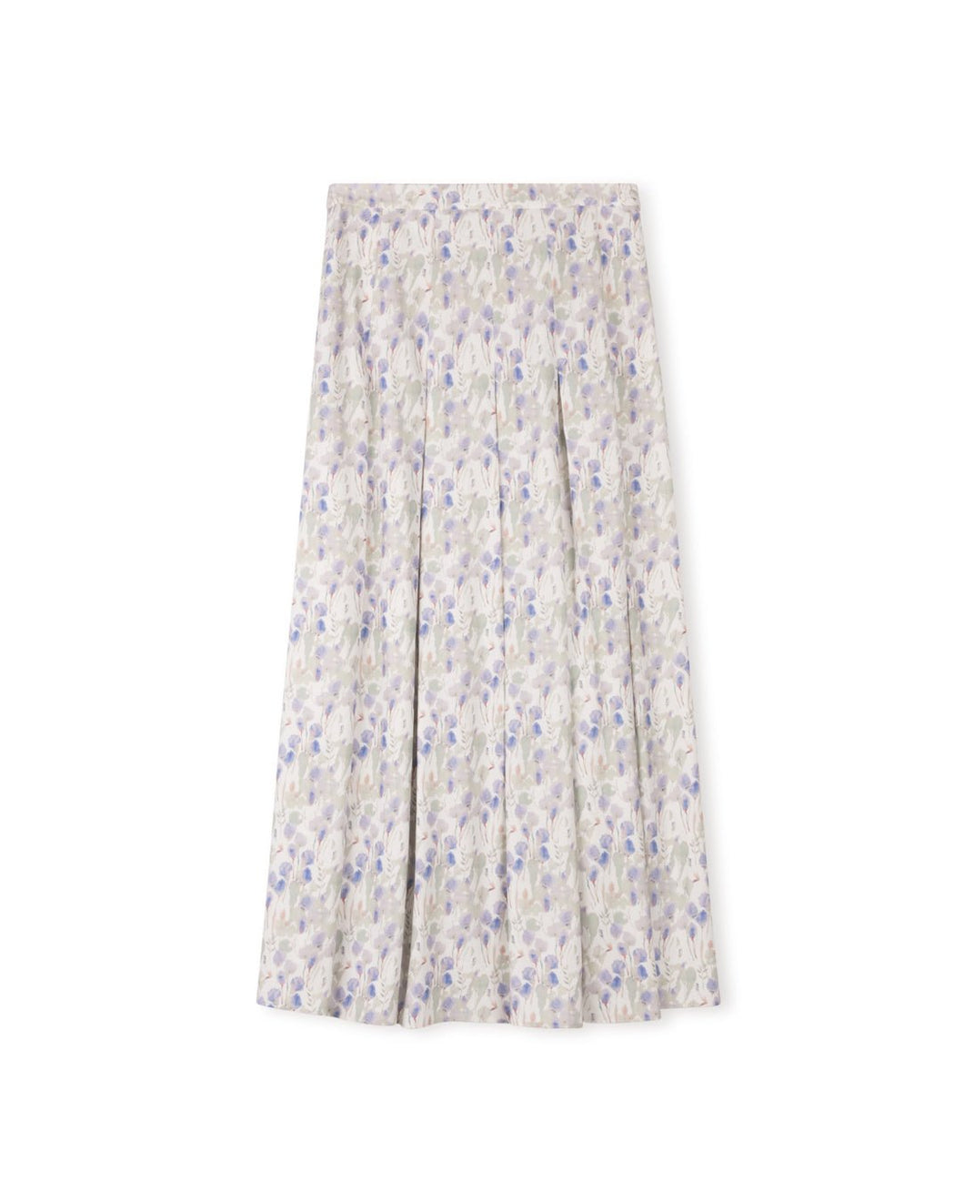 J CLANOR PRINTED PLEATED SKIRT - skirt