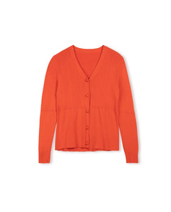 J COTTON KNIT CARDIGAN - Tops