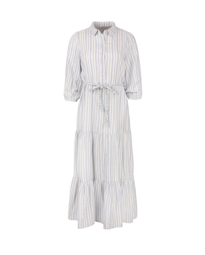 J COTTON STRIPE MAXI DRESS - Dresses