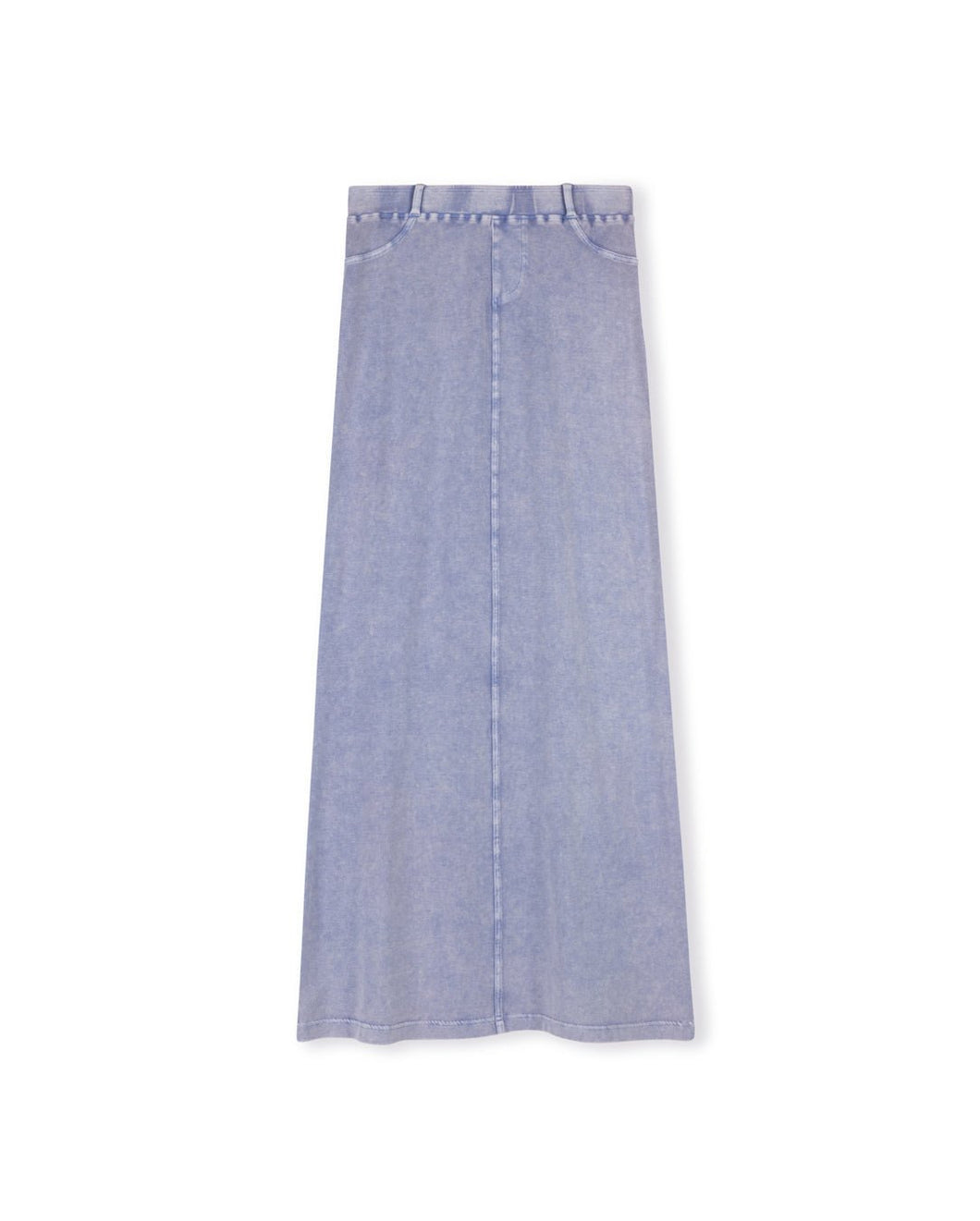 J DENIM WASHED STRAIGHT SKIRT - Skirt