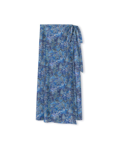 J DUPONT PRINTED SLIP SKIRT - TOPS