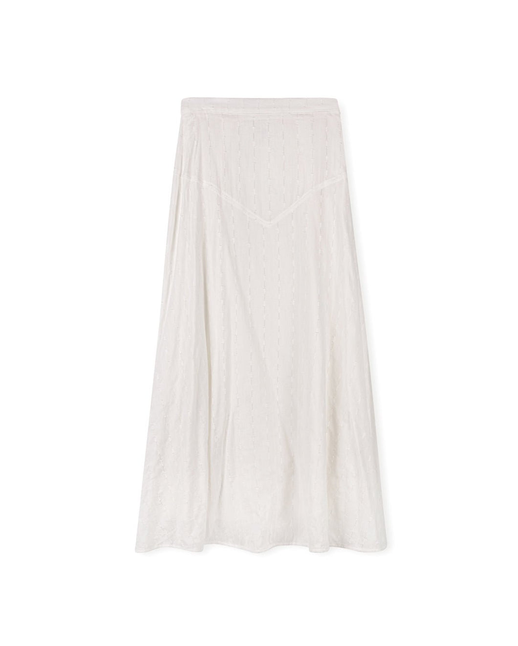 J FLOWY TEXTURED ALINE ASYMMETRIC MAXI SKIRT - Skirt