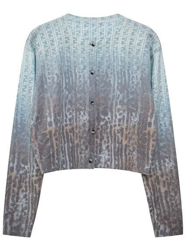 J GRADUATED PRINTED CARDIGAN - Tops