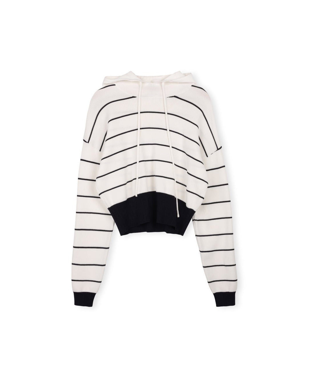 J KNIT STRIPE SWEATSHIRT - tops