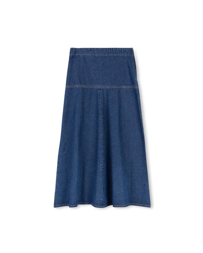 J MAXI PANELED DENIM SKIRT - SKIRTS