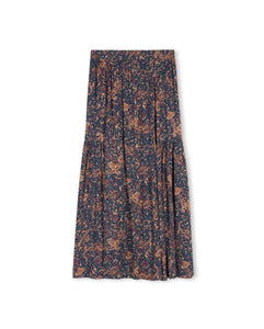 J MAXI PRINTED TIERED SKIRT - Skirt