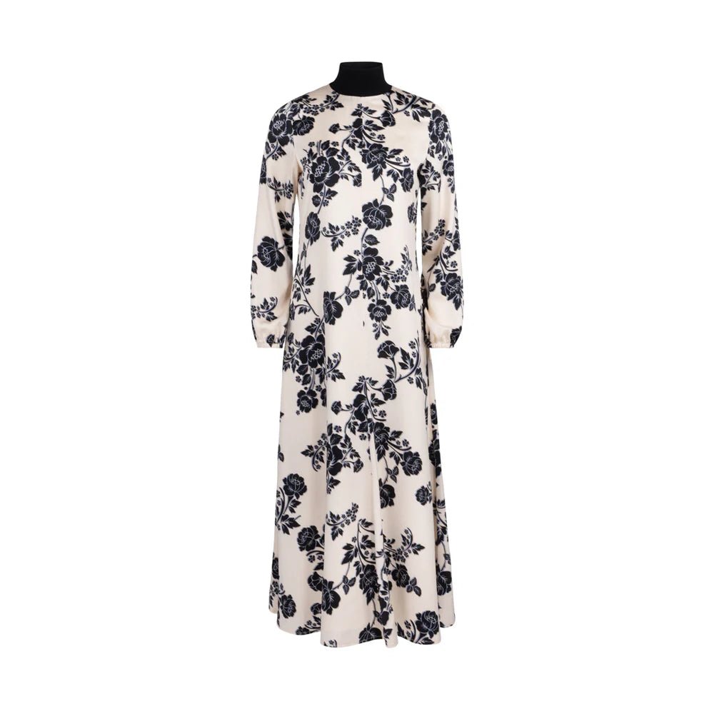 J MIDDLE SEAM PRINTED MAXI DRESS - Dresses