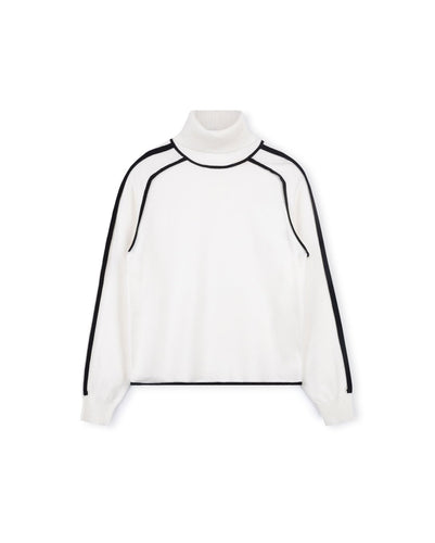 J PIPE DETAILED TURTLENECK - TOPS