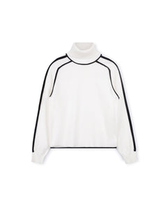 J PIPE DETAILED TURTLENECK - TOPS