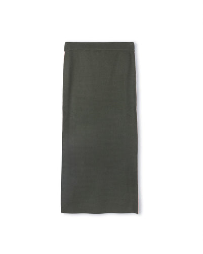 J PIPED KNIT DETAILED MAXI SKIRT - SKIRTS