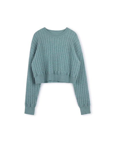 J SMOCK KNIT TOP - TOPS