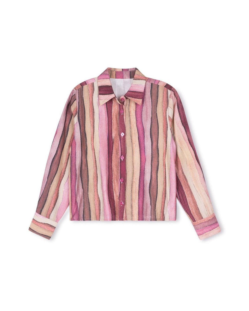 J WALL STRIPED BLOUSE - TOPS