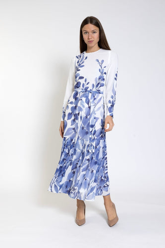 LU BASE BLUE LEAVES DRESS - Dresses