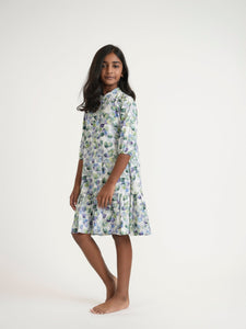 LU PRINTED LEAF DRESS - Dresses