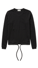 Load image into Gallery viewer, MISTÊ V NECK DRAW STRING TEE
