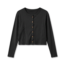 Load image into Gallery viewer, MISTÊ BASIC RIBBED CARDIGAN
