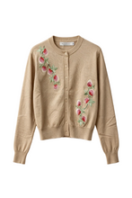 Load image into Gallery viewer, EL FLORAL EMBROIDERED CARDI
