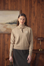 Load image into Gallery viewer, TG POINT KNIT POLO SWEATER
