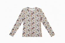 Load image into Gallery viewer, LI MICRO FLOWERS PRINT T SHIRT
