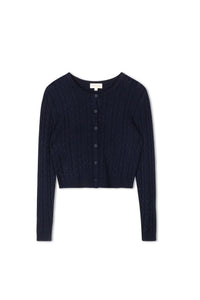 TG CHUNKY BRAIDED CABLE CARDI