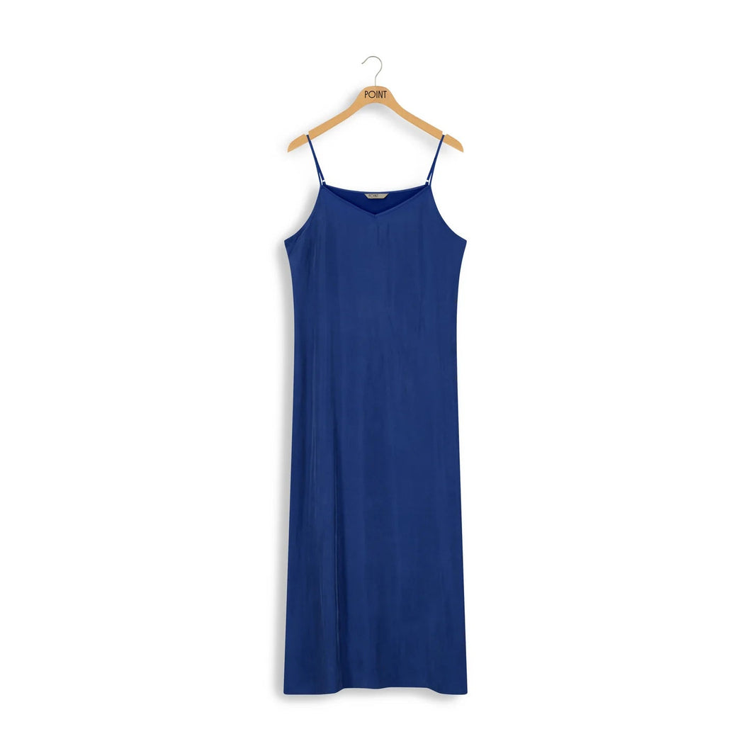 POINT SUEDED A - LINE SLIP DRESS - DRESSES