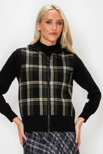 Load image into Gallery viewer, YAL PLAID ZIP VEST
