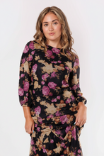 Load image into Gallery viewer, IV PUFF SLEEVE MESH TOP
