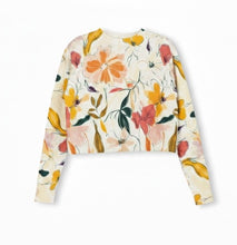 Load image into Gallery viewer, J TEXTURED BIG FLORAL SWEATER
