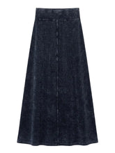 Load image into Gallery viewer, BGDK RIBBED DENIM SKIRT
