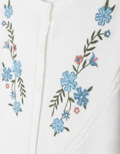 Load image into Gallery viewer, J FLORAL CABLE KNIT DETAILED CARDIGAN
