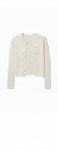 Load image into Gallery viewer, LU IVORY TANK WITH ATTACHED CARDIGAN
