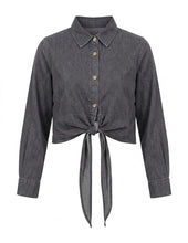 Load image into Gallery viewer, IV TIE FRONT BLOUSE

