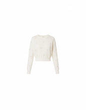 Load image into Gallery viewer, LI SWEATER WITH PINK ROSEBUDS
