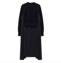 J KNIT AND FABRIC DRESS