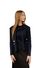 Load image into Gallery viewer, LU SCARF DETAIL KNIT TOP
