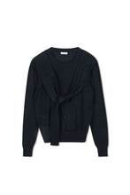 Load image into Gallery viewer, TG POINT SHOULDER WRAP SWEATER
